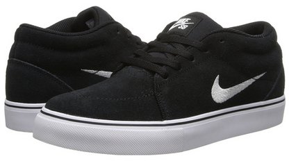 Nike耐克SB Satire Mid大童款时尚滑板鞋，黑色
