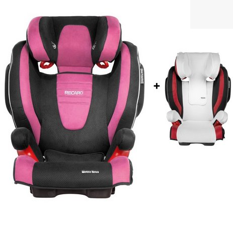 Recaro瑞卡罗Monza Nova 2 Seatfix儿童汽车舒适安全座椅（带ISOFIX接口）+夏椅凉套