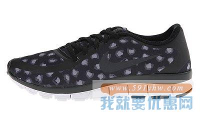 耐克（Nike） 女士运动跑步鞋FREE 5.0 V4  黑色