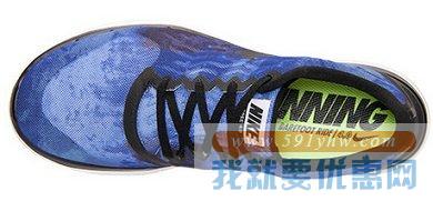 耐克（Nike）男士跑步鞋 Free 4.0 V5  蓝色