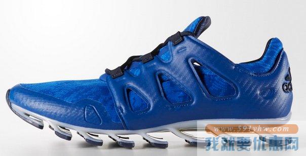 阿迪达斯（Adidas）刀锋战士系列 Springblade Pro  男士跑鞋 蓝色