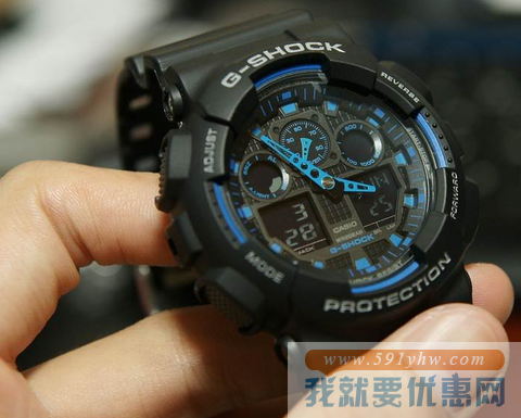 【ebay精选】Casio卡西欧G-Shock手表运动防水防震防磁男表GA-100-1A2