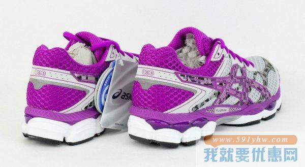 亚瑟士（ASICS）GEL-CUMULUS 16 LITE-SHOW 女士缓震跑鞋 紫色夜光版