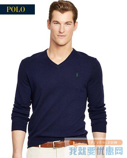 拉夫劳伦（Ralph Lauren）Wool V-Neck 多色可选Sweater男士V领羊毛衫