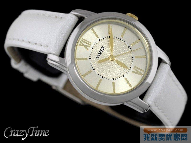 天美时（Timex）T2N682女士经典礼服时装腕表