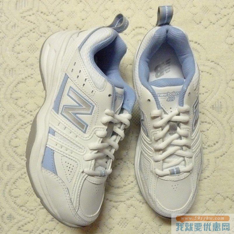 新百伦（New Balance）WX409白蓝配色 女士舒适跑鞋