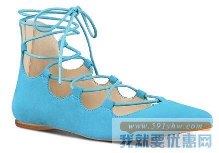 玖熙（Nine West）SIGNMEUP GLADIATOR女士真皮时尚绑带鞋