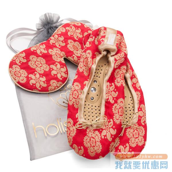 Holistic 丝绸眼罩拖鞋套装 ￡90（约756元）