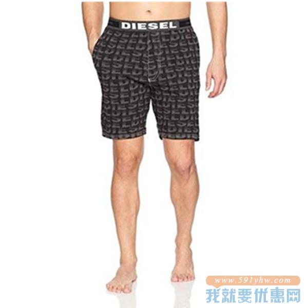 限M码！Diesel迪赛Tom Logo男士短裤 $12.33（到手约￥130）