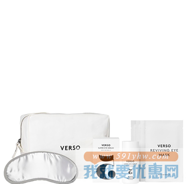 限量版！Verso Skincare 眼部护理四件套装 眼部精华30ml+眼膜3g+眼罩+洗漱包 78英镑约¥682元包直邮 买手党-买手聚集的地方
