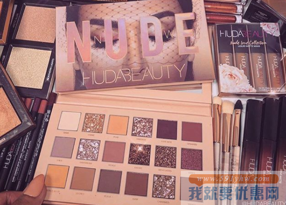Huda Beauty Nude裸妆18色眼影盘 8折 直邮中国 GBP￥44.8(￥421)