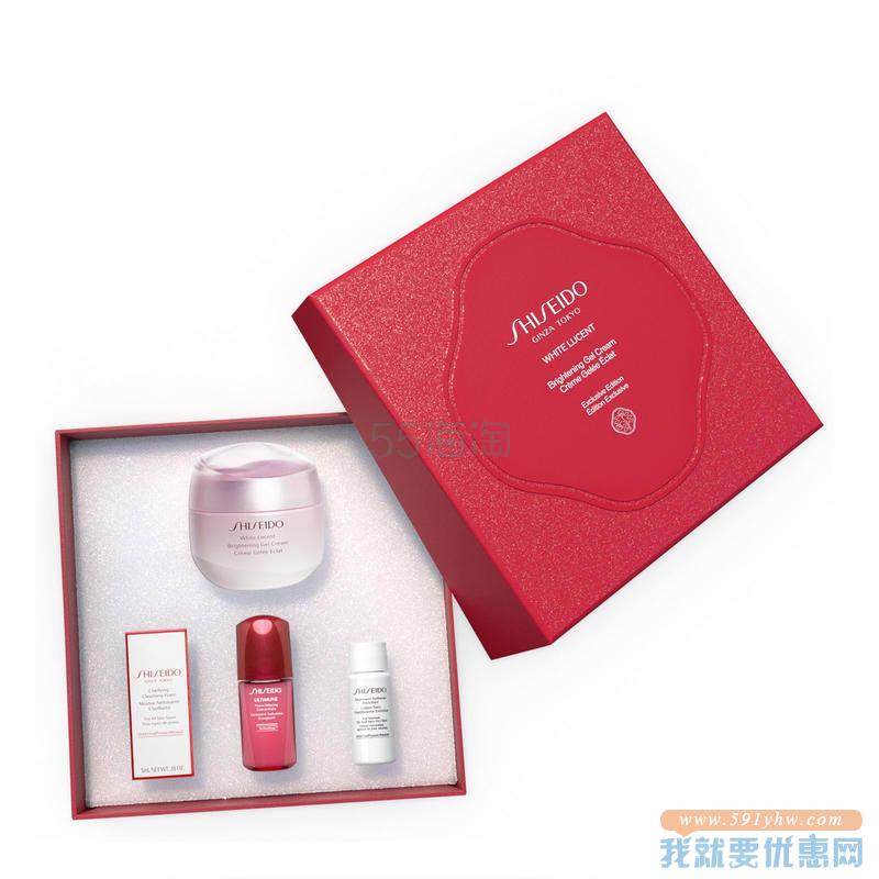 【6.7折+含税】Shiseido 资生堂 光透耀白面霜礼盒